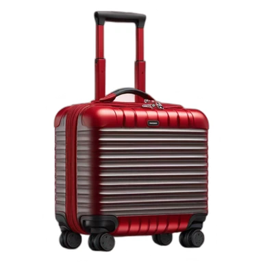 One Rimowa red Essential Cabin S luggage sticker