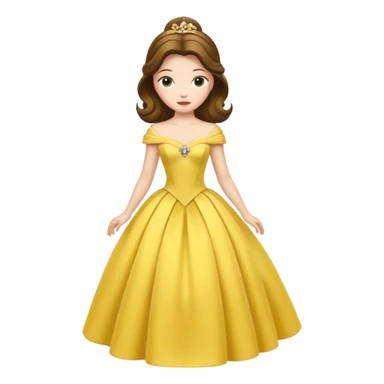 Belle from Beauty and the Beast sticker