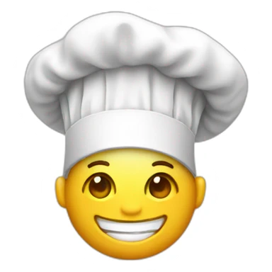 Chef hat cook sticker