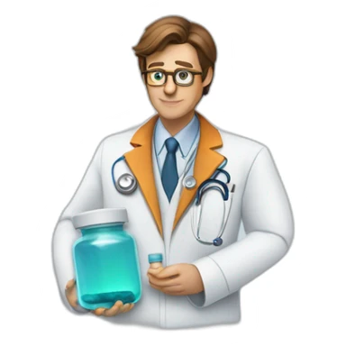 The doctor prescribed me a new medication sticker