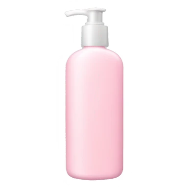 Light pink lotion bottle sticker