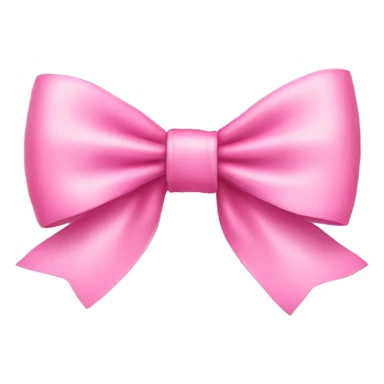 Pink bow sticker