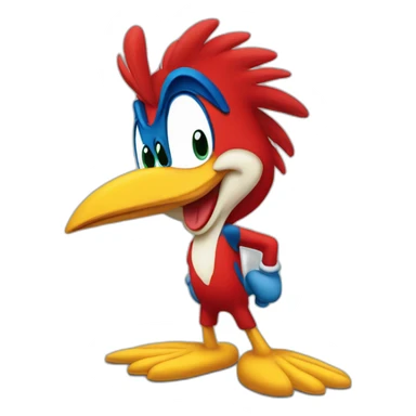 woody the woodpecker sticker