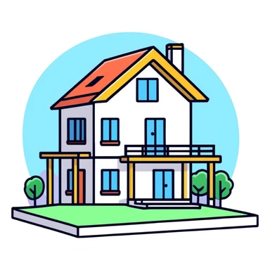 Home sweet home sticker