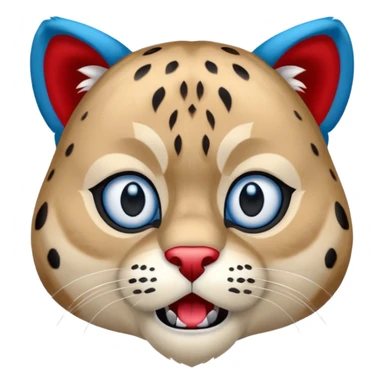 NHL Panthers Mascot shocked sticker