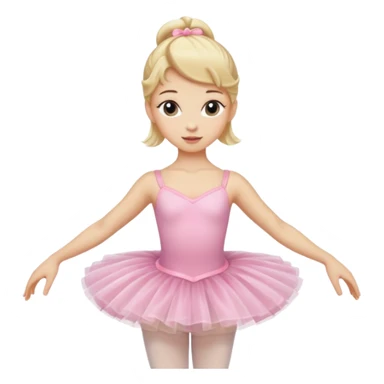 balerina blonde sticker
