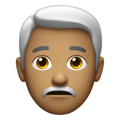 sad looking away sticker