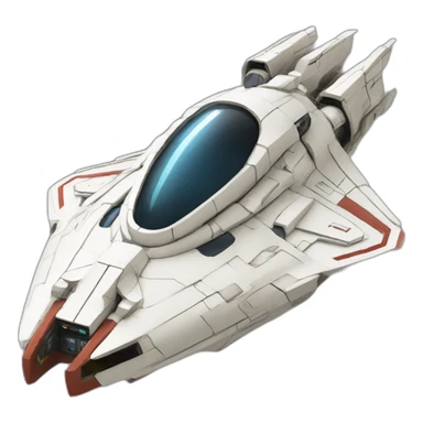 SHMUP space ship sticker