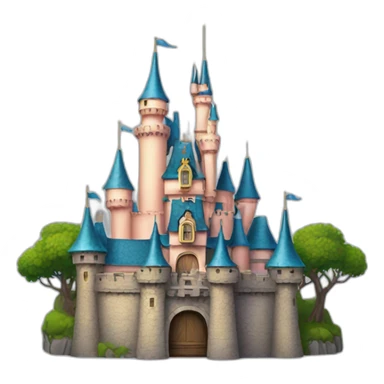 castillo walt disney sticker