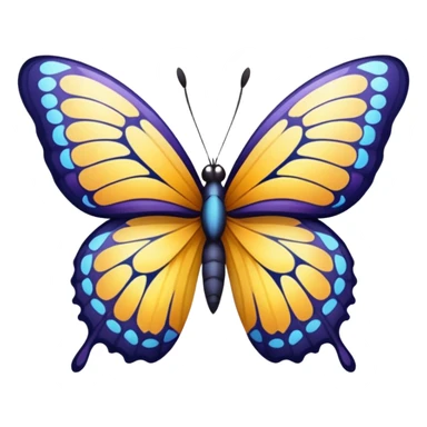 Butterfly sticker