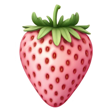 Pastel pink strawberry sticker