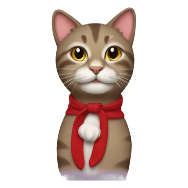 The cat in stockings sticker