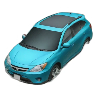 Une voiture dans l’eau  sticker