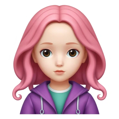 Young hi doll from squid game sticker