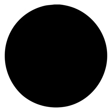 flat blue circle solid filled icon sticker