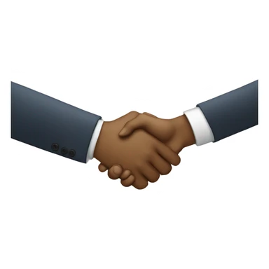 Handshake agreement sticker