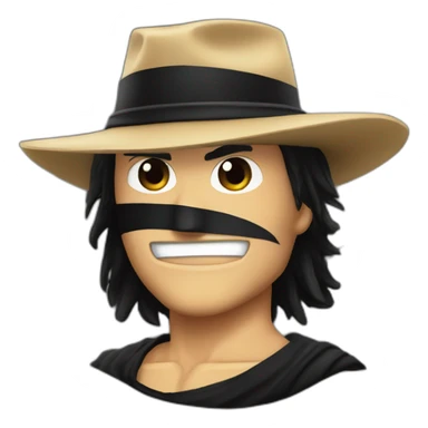 Zorro one piece sticker