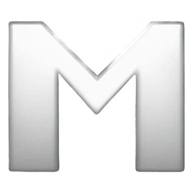Letter m sticker