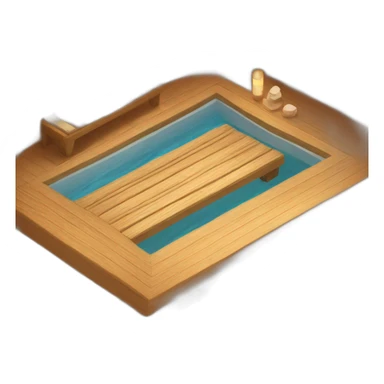 sauna isometric  sticker