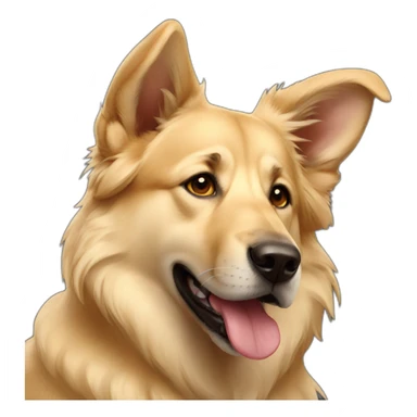 Golden shepherd sticker