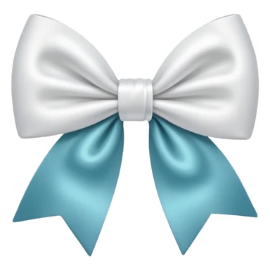 Cute little bow white sticker