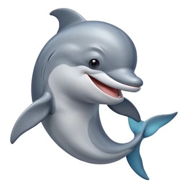 laughing dolphin sticker