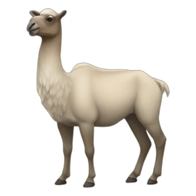 Tourtu sur chameau sticker