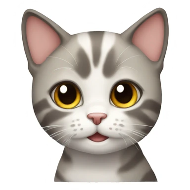 Extremely cute cat sticker