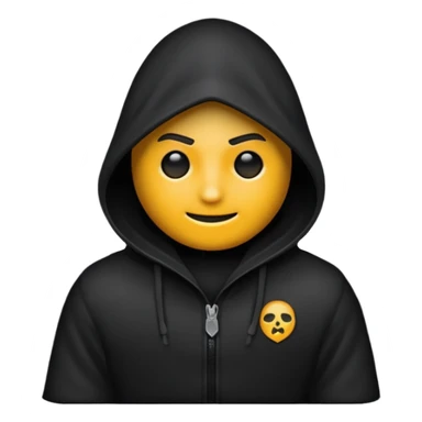 preciso de um emoji de capuz de sequestro sticker
