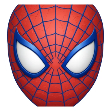 Spider-Man face sticker
