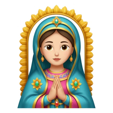 Virgencita de guadalupe sticker