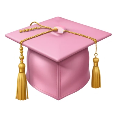 light pink hat  only graduation  sticker