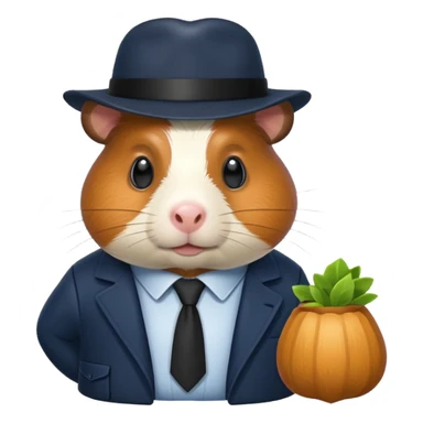 detective guinea pig sticker