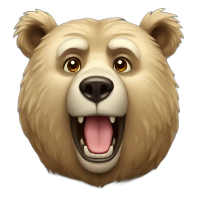 russian bear sticker