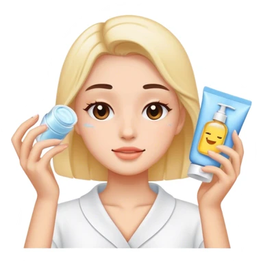 Rutina skincare sticker