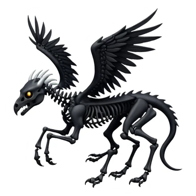 thestral: Winged horses visible only to those who have witnessed death and understand its significance. sticker
