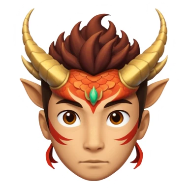 Dai (dragon quest) forehead dragon symbol sticker