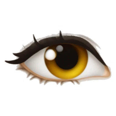 😒 pero cambia sus cejas para que se vea enfadado y añádele colorete sticker