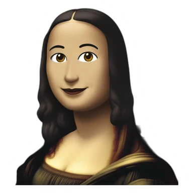 mona lisa 900 sticker