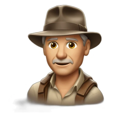 A TOK emoji of Harrison Ford as Indiana Jones. sticker