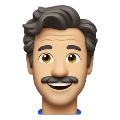 happy ted lasso sticker