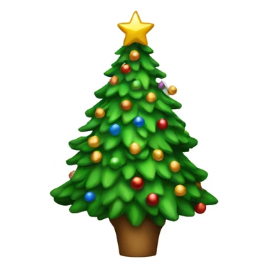 christmas tree sticker