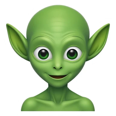 Alien that’s high and chilling sticker
