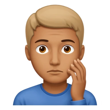 Guy with doubts sticker