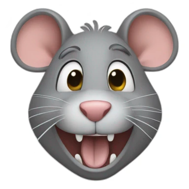 jerry as a rat sticker