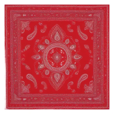 red bandana sticker