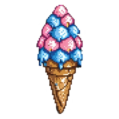 ice cream cone sticker