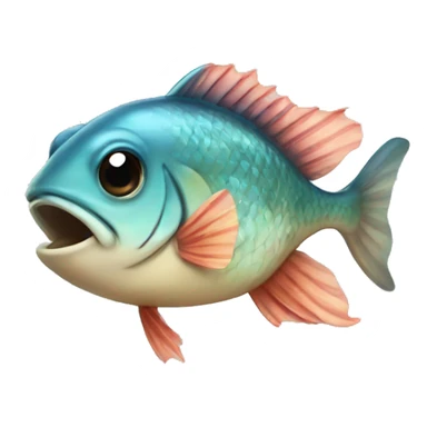 Fish wearing a bow  sticker