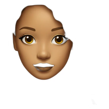 rihanna wearing a hawaii wetsuit hyperrealistic sticker