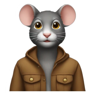raton-laveur chat sticker